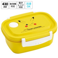 ラク軽弁当箱(S) 1段/430mlピカチュウフェイス23／XPM3_4973307634963
