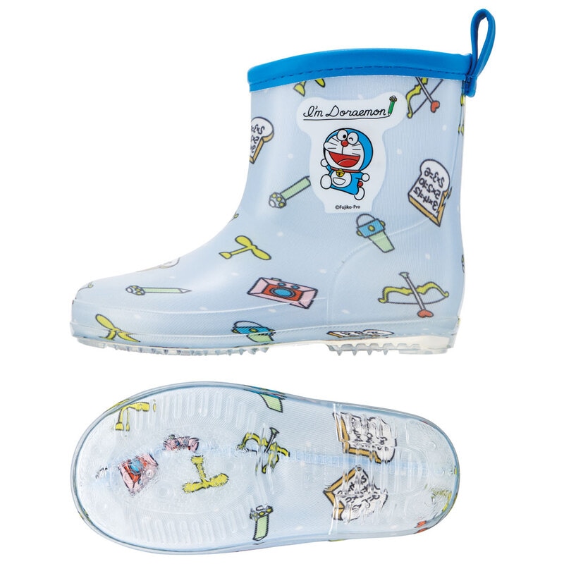 レインブーツ 15cm ドラえもん ラインデザイン／RIBT15_4973307639128