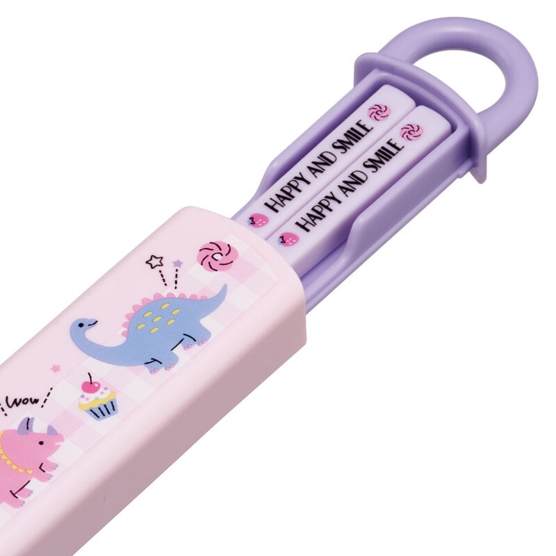 抗菌食洗機対応箸箱セット 箸16.5cm ハッピー＆スマイルレインボー