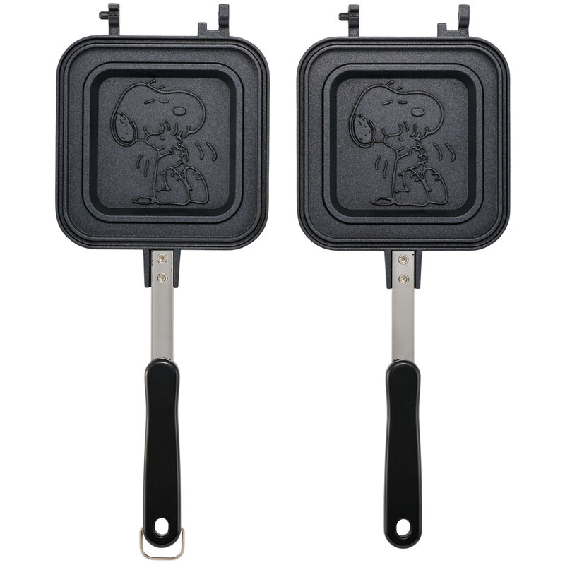 【新品／未使用】スヌーピー  ホットサンドメーカー ホットサンドメーカー スヌーピー23／ALHOS1_4973307637179