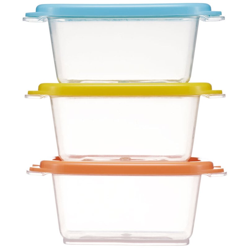 抗菌 保存 容器 240ml 3個入り セット 食品 シールボックス FCN0AG