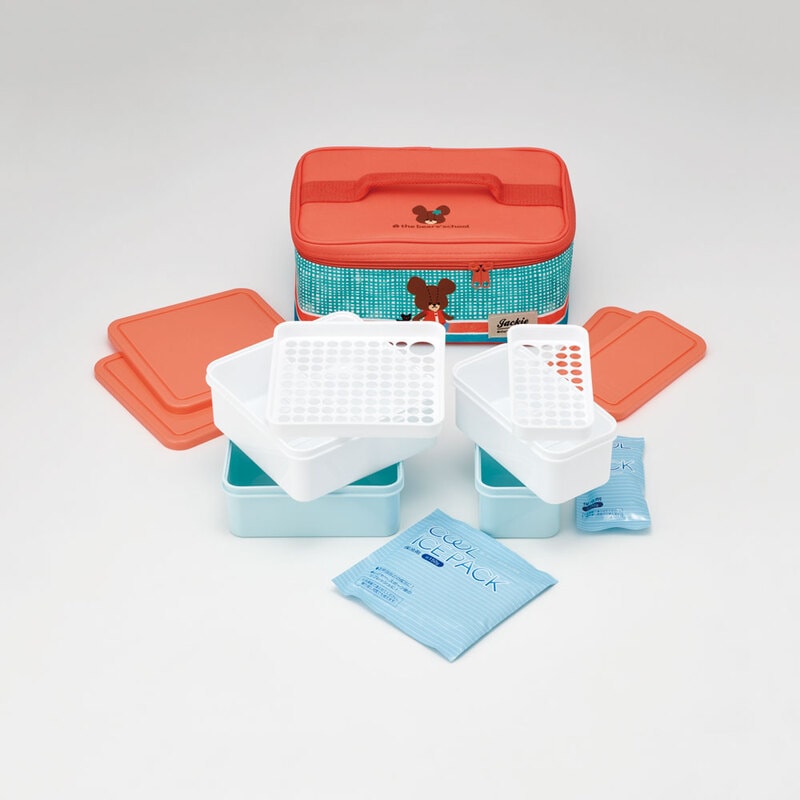 保冷バッグ付行楽ランチセット くまのがっこう／KCPC4_4973307627859