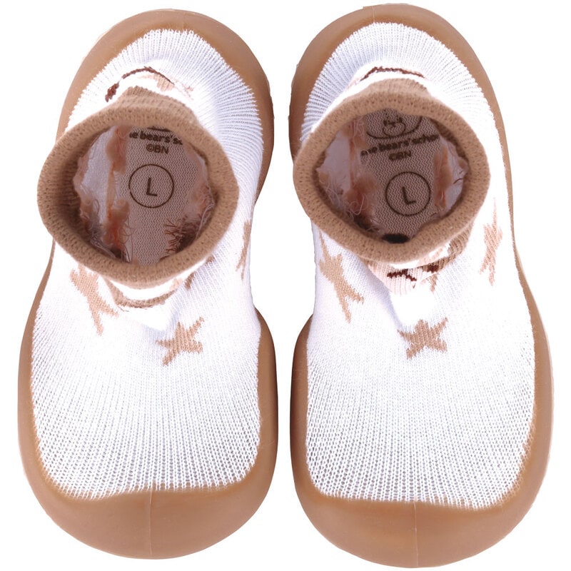 こびページ　SCO-134/CN ソックス シューズ L 13.3cm ベビー ファースト シューズ 靴