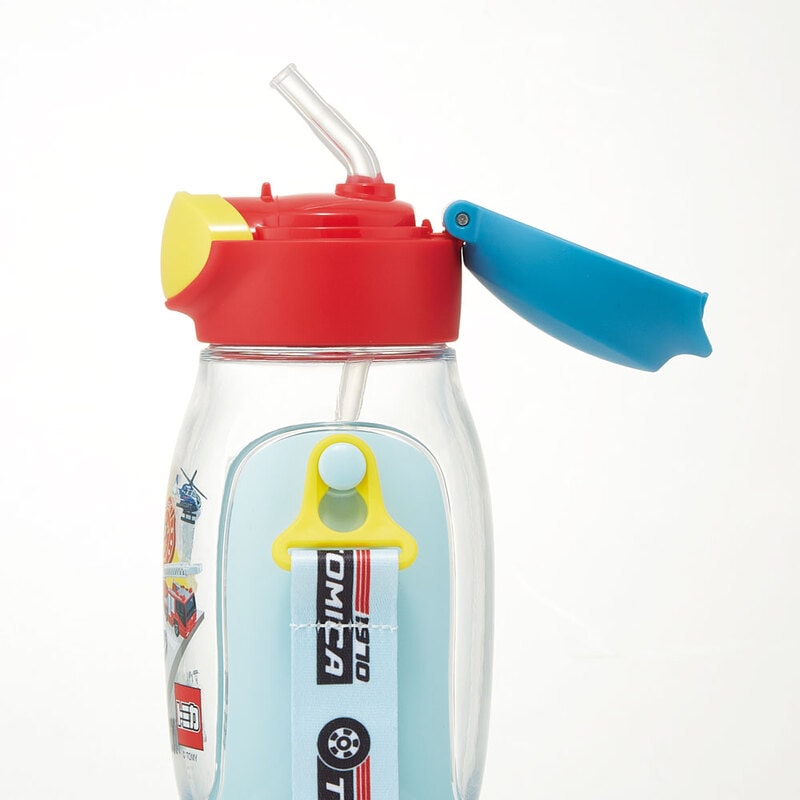 ストロートマン ワンプッシュストローボトル 530ml トミカ／PDSH6DX_4973307644085