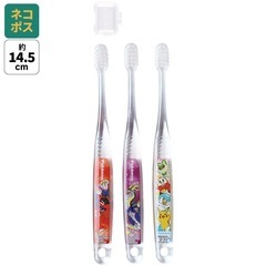 PLAQLEAN（プラクリン） 歯ブラシ 36本セット クリア歯ブラシ 3本セット/園児用ポケモン23N／TBCR5T_4973307646386