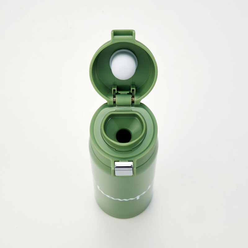 新品❗️スナップオン　水筒　ライムグリーン ワンプッシュステンレスボトル 480ml チャンピオン オリーブ