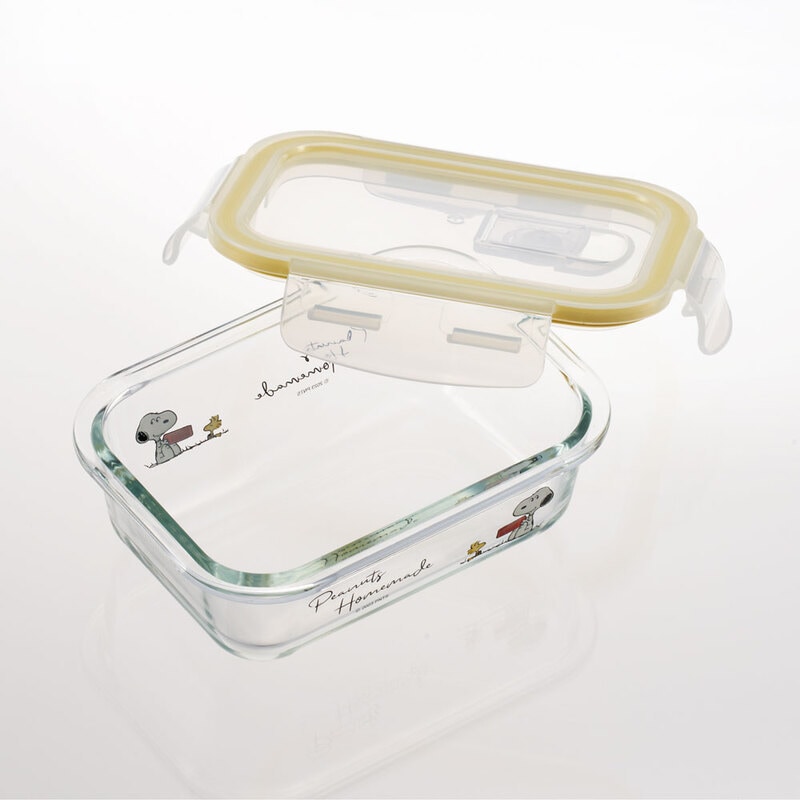 耐熱ガラス 容器 370ml 保存容器 ガラス 密閉 おしゃれ 耐熱容器 食洗