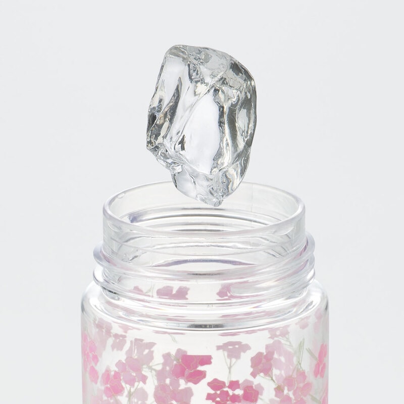 シンプルデザインブローボトル 400ml ハローキティ フラワーリース