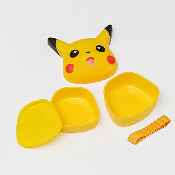 ダイカット 弁当箱 ランチボックス 中子 ベルト付き 顔型 キャラクター