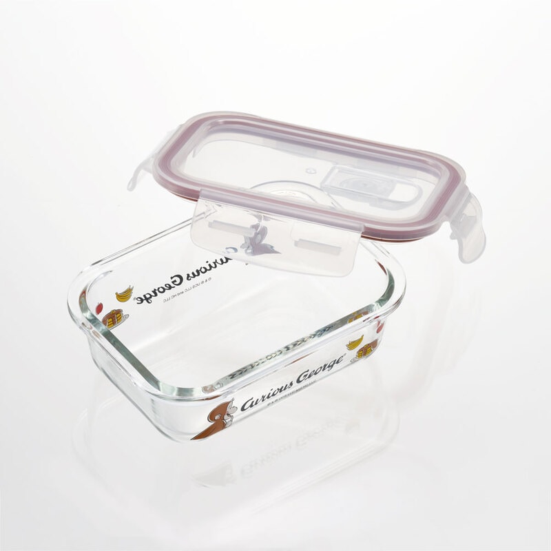 耐熱ガラス 容器 370ml 保存容器 ガラス 密閉 おしゃれ 耐熱容器 食洗