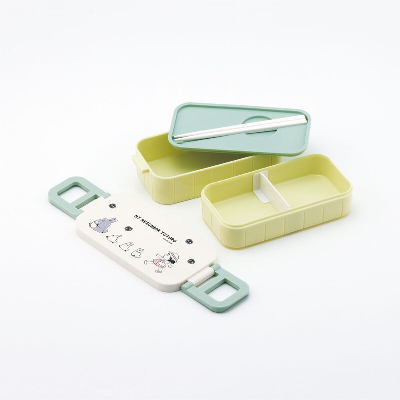 抗菌タイトランチボックス 2段/600mlとなりのトトロ（行進