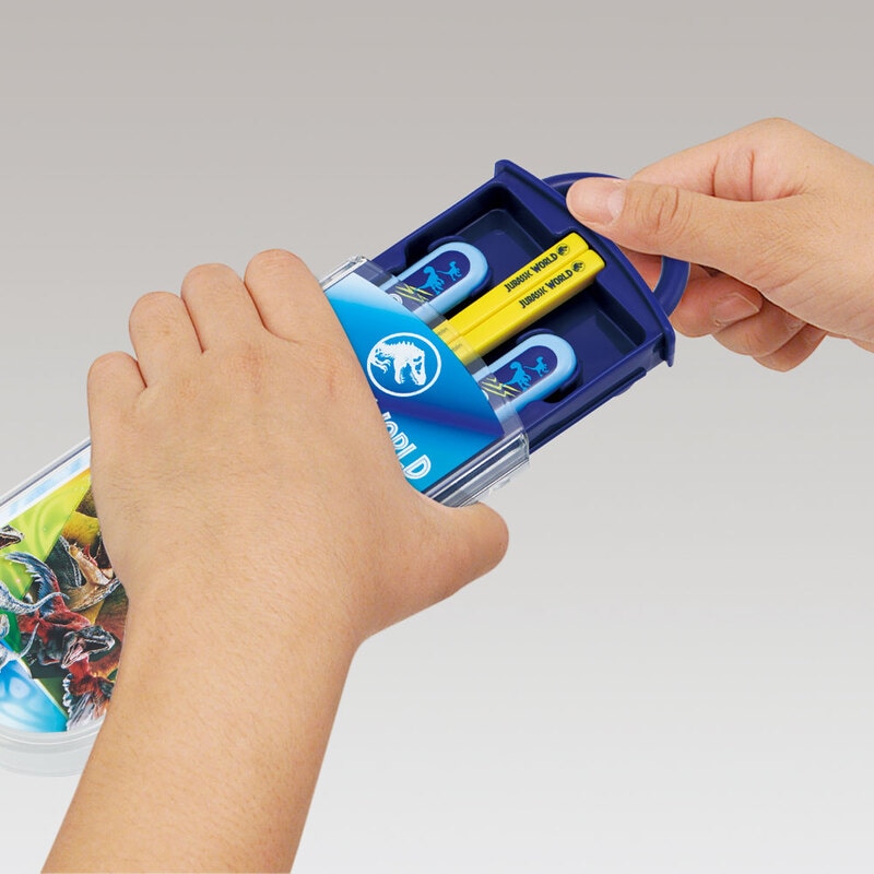 子供用 抗菌 お弁当 トリオセット 開けやすいスライド式（箸、スプーン