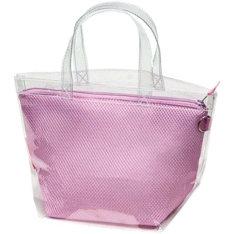 サウナ バッグ メッシュ インナー ポーチ クリア かばん 透明 可愛い