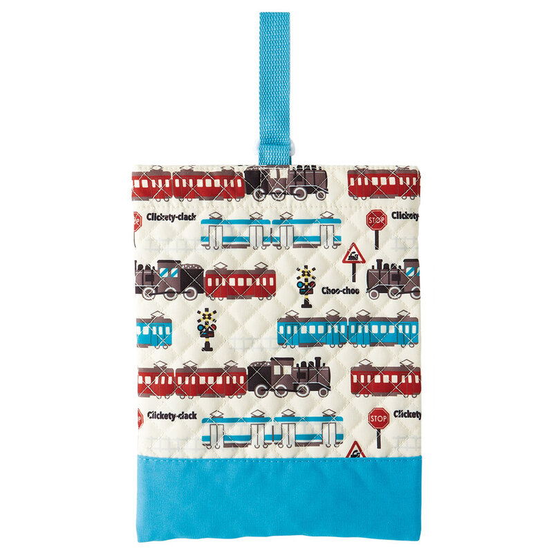 お出かけ 通園 通学 靴入れ 上靴入れ ネームタグ付き 子供 スケーター