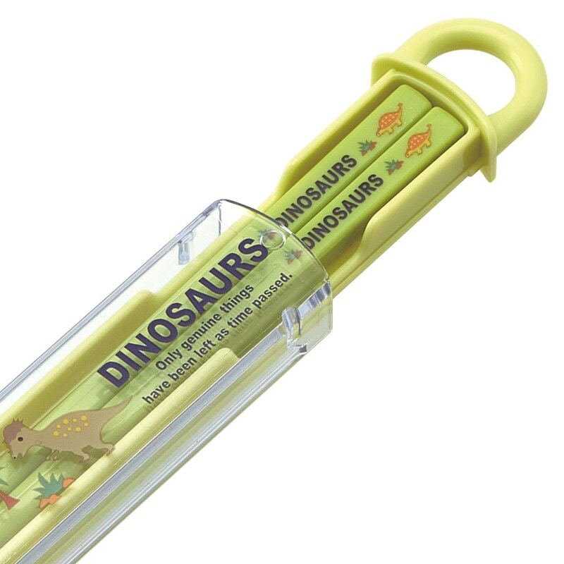抗菌食洗機対応箸箱セット 箸16.5cm ディノサウルスピクチャーブック