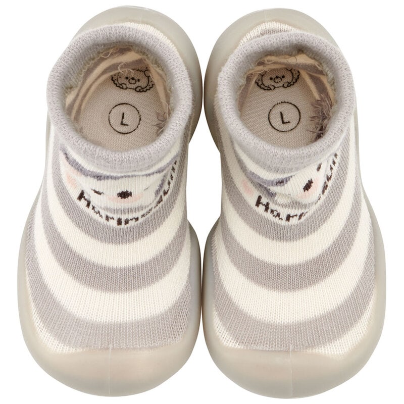 バーバリーセットアップ 未使用近 美品 ベージュ 新品ソックス付 150.160 XE1501G 滑り止め付き リブハイソックス