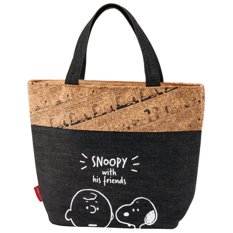 コルク×デニム ランチバック L スヌーピー＆フレンズ／KBCO2_4973307607776