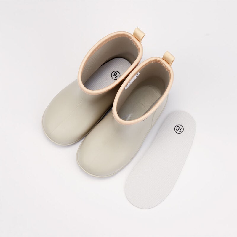 ワッペン 付き レインブーツ 長靴 キッズ 子供 16cm おしゃれ かわいい