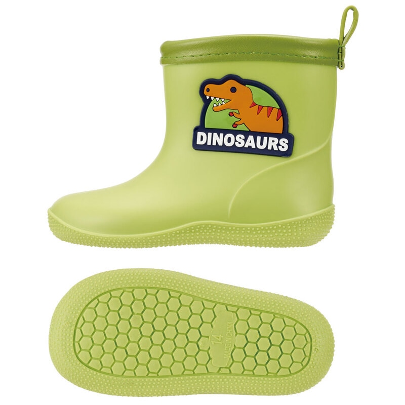 ワッペン 付き レインブーツ 長靴 キッズ 子供 14cm おしゃれ かわいい