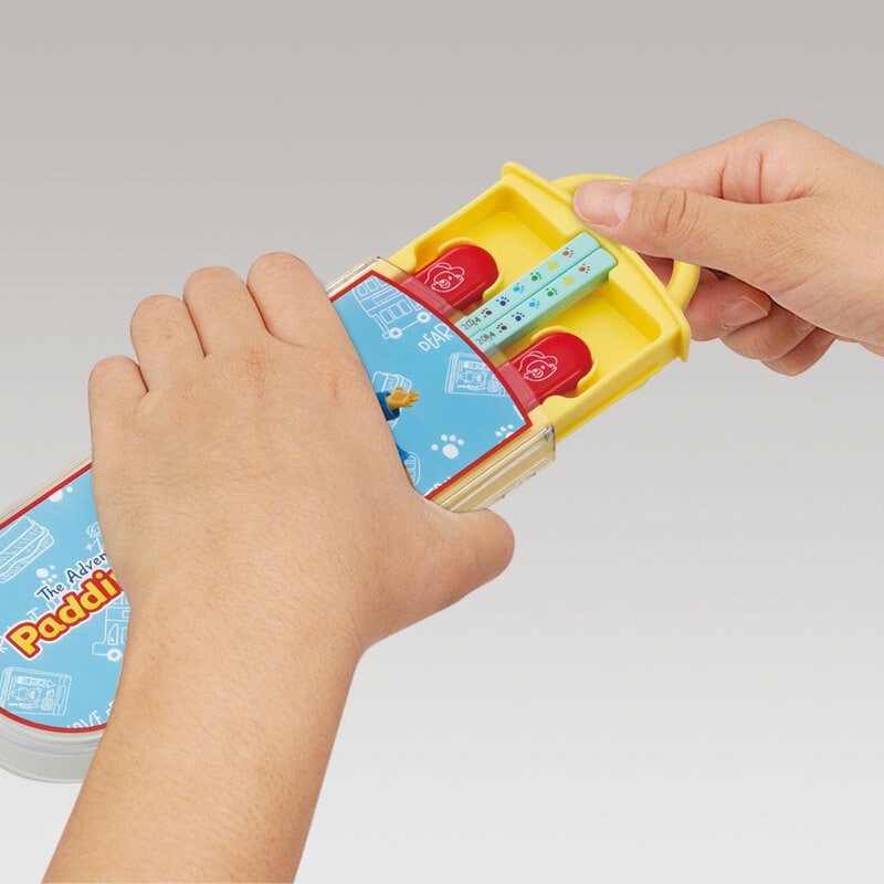 子供用 抗菌 お弁当 トリオセット 開けやすいスライド式（箸、スプーン