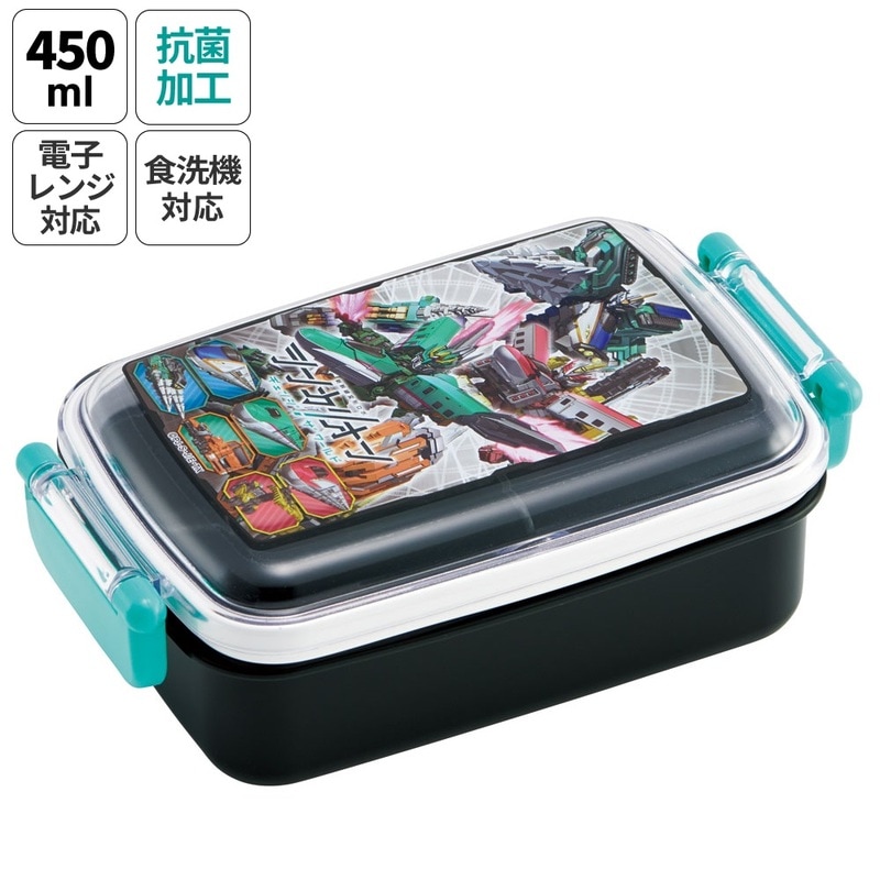 抗菌ふわっとフタタイトランチボックス 1段/450ml シンカリオン 