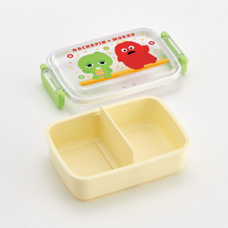 抗菌おかずがつぶれにくい ふわっとフタお弁当箱（角型） 1段/450ml