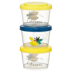 カチっとスタッキングができるプラスチック容器 3段/720ml（3コ