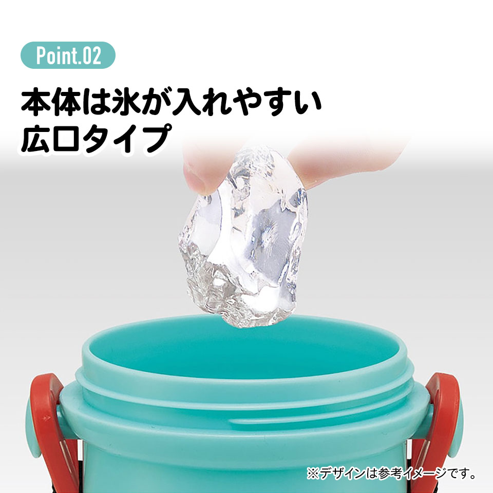 ワンピース水筒 子供用 直飲み プラスチック 水筒 480ml ワンピース24