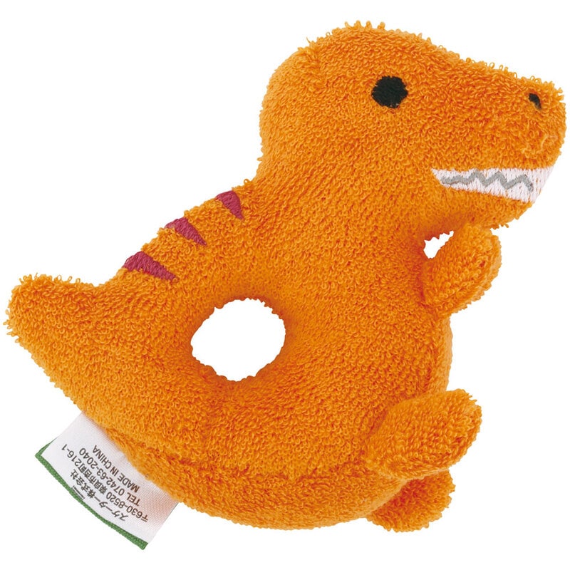 ガラガラ 赤ちゃん ベビー ラトル パイル素材 布製 おもちゃ がらがら