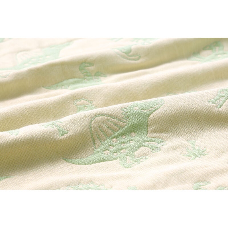 ブランケット 110×70cm ひざ掛け ひざかけ 5重 ガーゼ 綿100