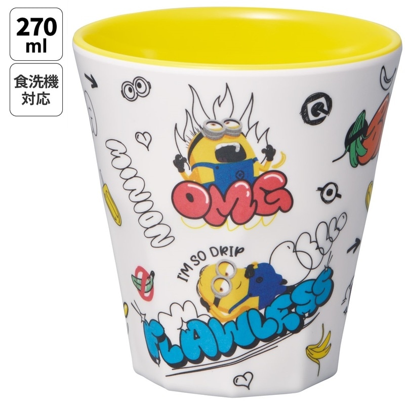 メラミンタンブラー 270ml ミニオン超変身（C）／MTB2_4973307685538