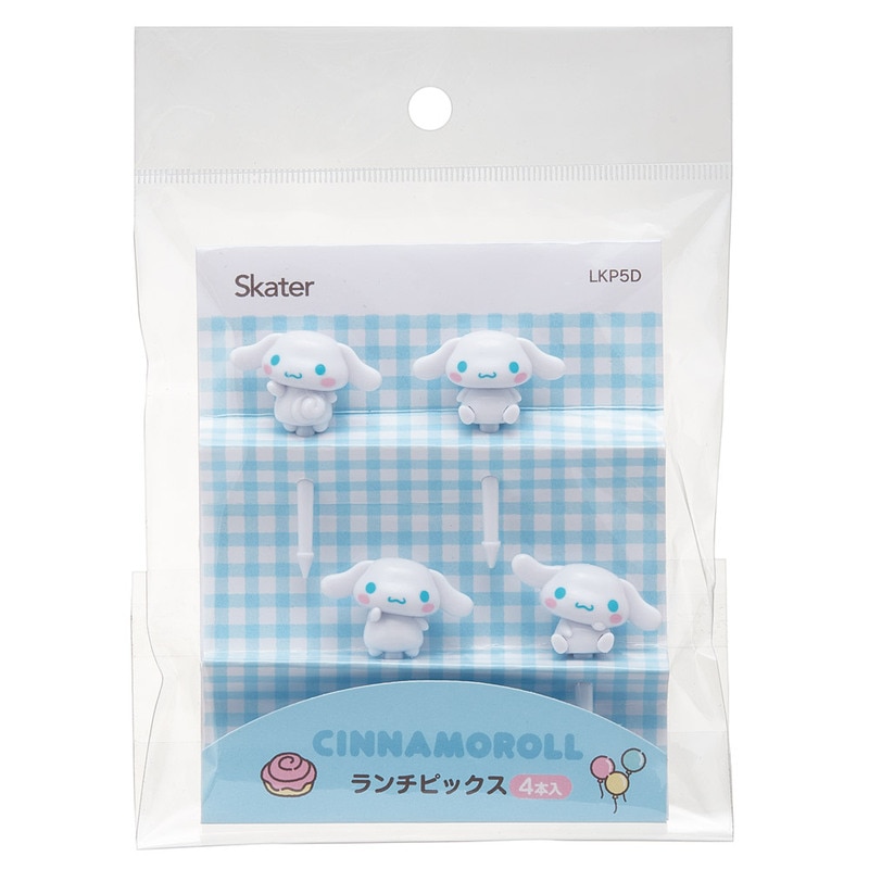 メール便対象品】 ランチ ピックス 4本入り キャラクター 串
