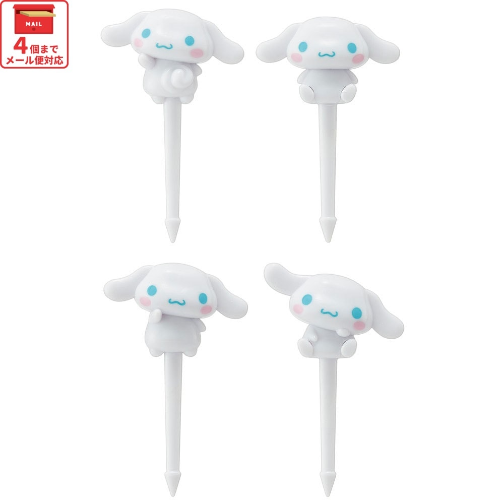 しなもんページ　つるり@ メール便対象品】 ランチ ピックス 4本入り キャラクター 串