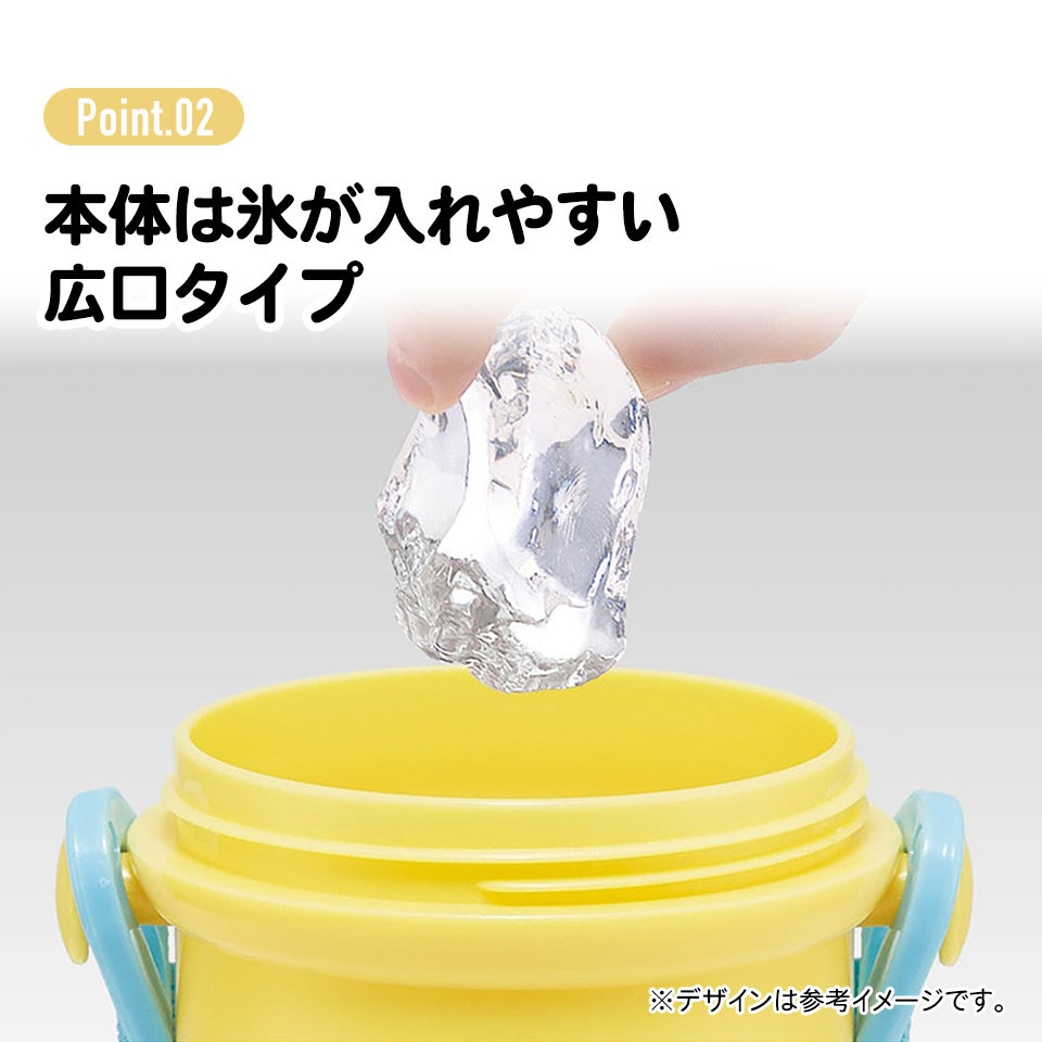 子供用 直飲み プラスチック 水筒 480ml おさるのジョージZoo