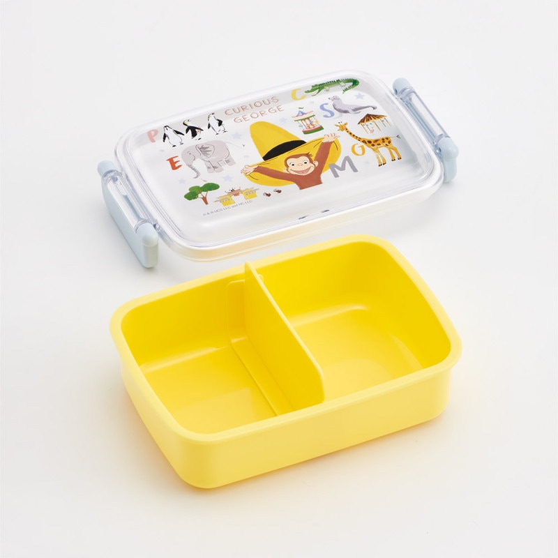 抗菌ふわっとフタタイトランチボックス 1段/450ml おさるの