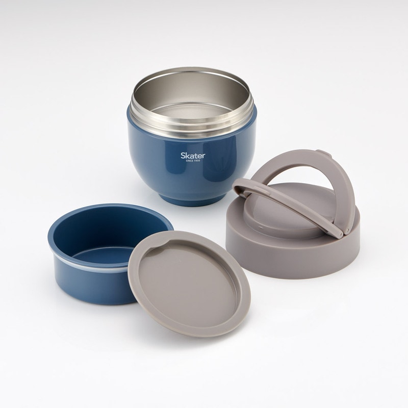 折りたたみ ハンドル付き 保温 保冷 弁当箱 丼 ランチジャー 800ml お