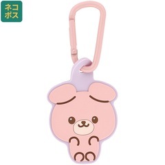 メール便対象品】 ラバー マスコット 付き カラビナ キャラクター