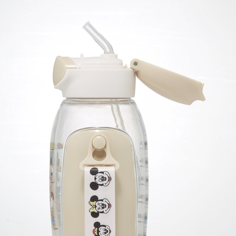ワンプッシュ ストロー ボトル 水筒 780ml キッズ 子供 キャラクター