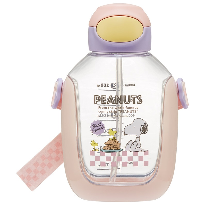 ワンプッシュ ストロー ボトル 水筒 780ml キッズ 子供 キャラクター