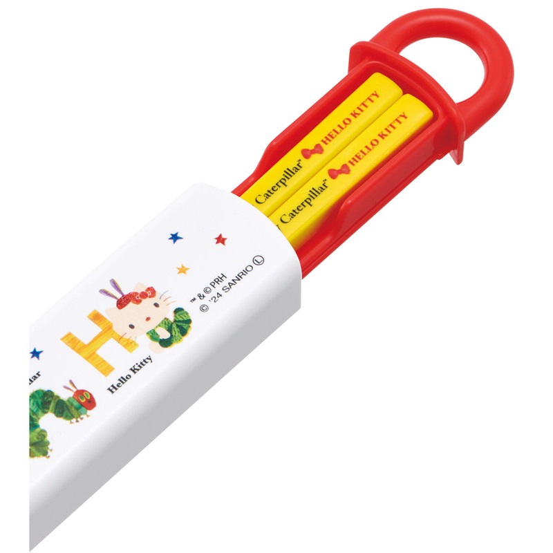 メール便対象品】抗菌食洗機対応箸箱セット 箸16.5cm はらぺこあおむし