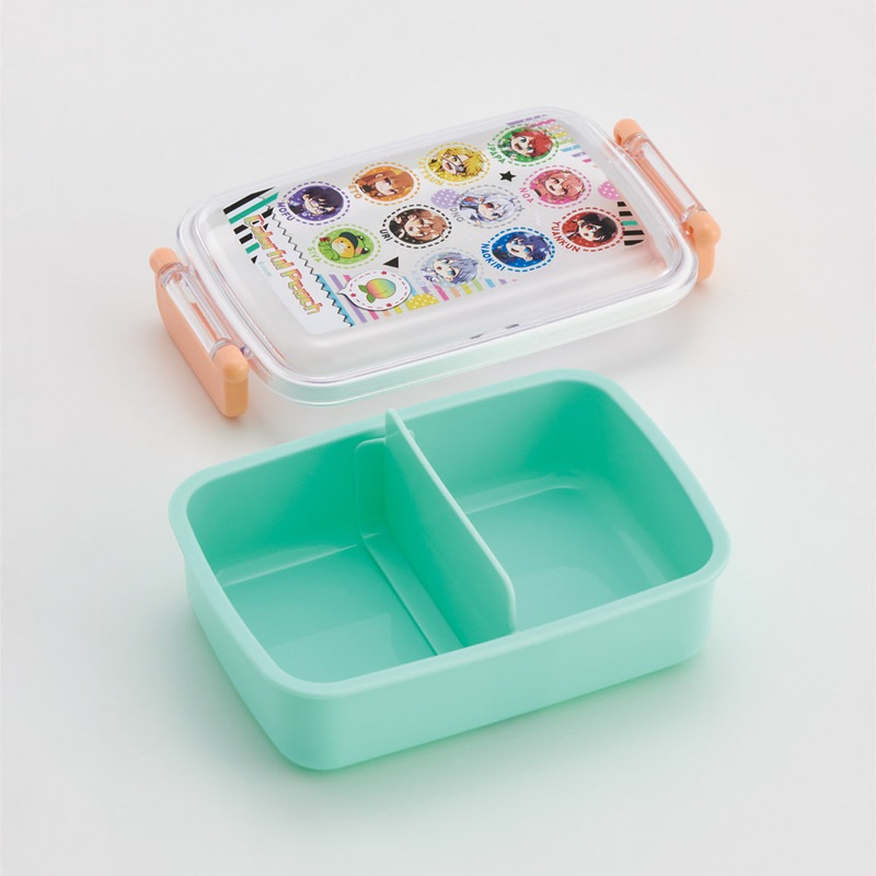 抗菌おかずがつぶれにくい ふわっとフタお弁当箱（角型） 1段/450ml