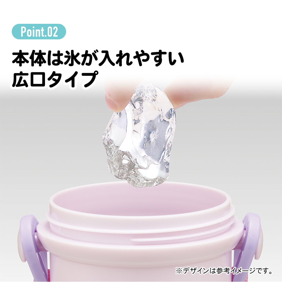 子供用 直飲み プラスチック 水筒 480ml ラビットガーデン