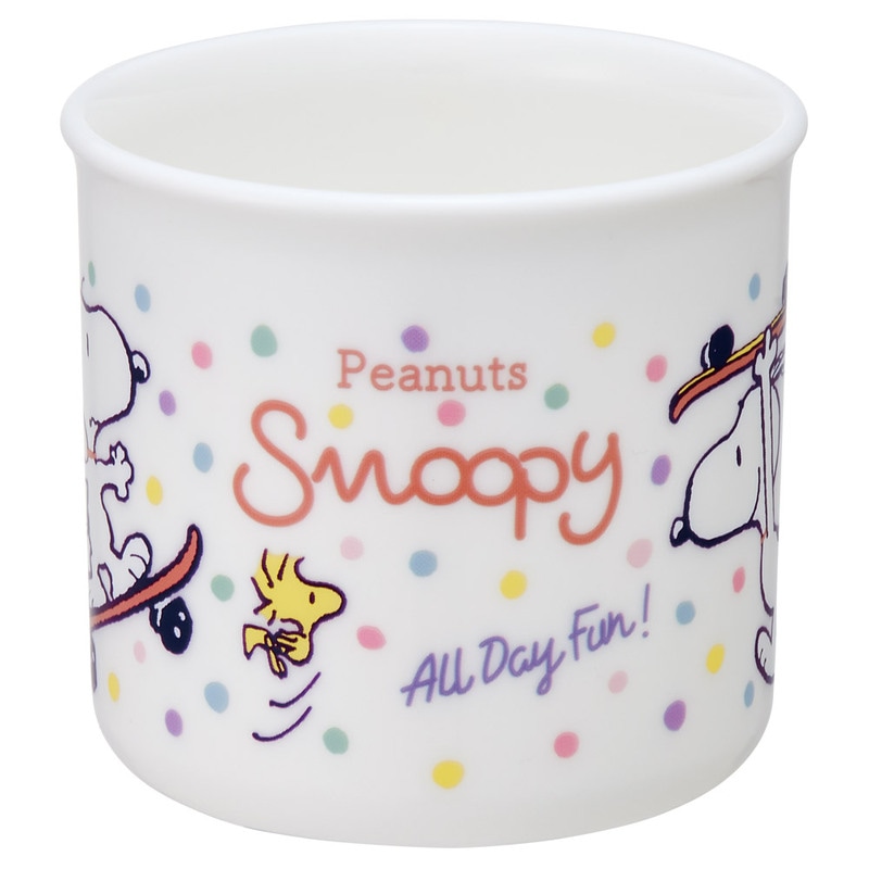 抗菌食洗機対応プラコップ 200ml スヌーピー スケートボード