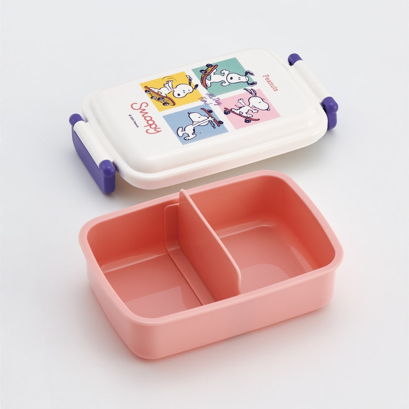 抗菌おかずがつぶれにくい ふわっとフタお弁当箱（角型） 1段/450ml