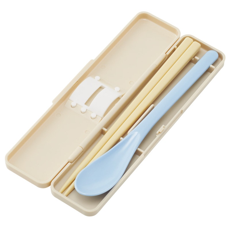 メール便対象品】抗菌音が鳴らないコンビセット(箸・スプーン) 箸18cm