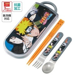 子供用 抗菌 お弁当 トリオセット 開けやすいスライド式（箸、スプーン