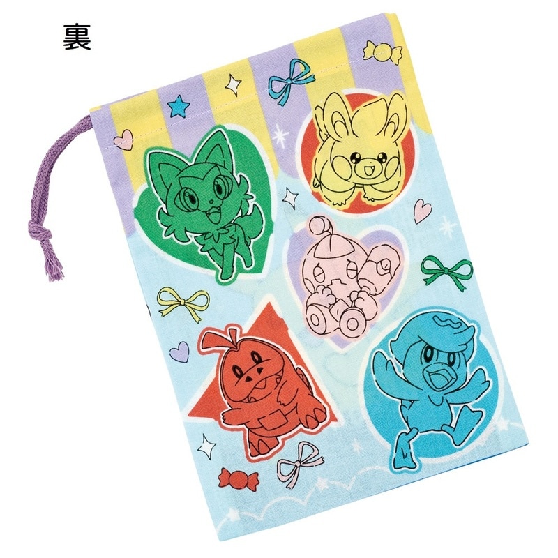 ポケモン ランチクロス・コップ袋 ポケモン Popping Up コップ袋 巾着袋 ランチクロス 布もの 3点