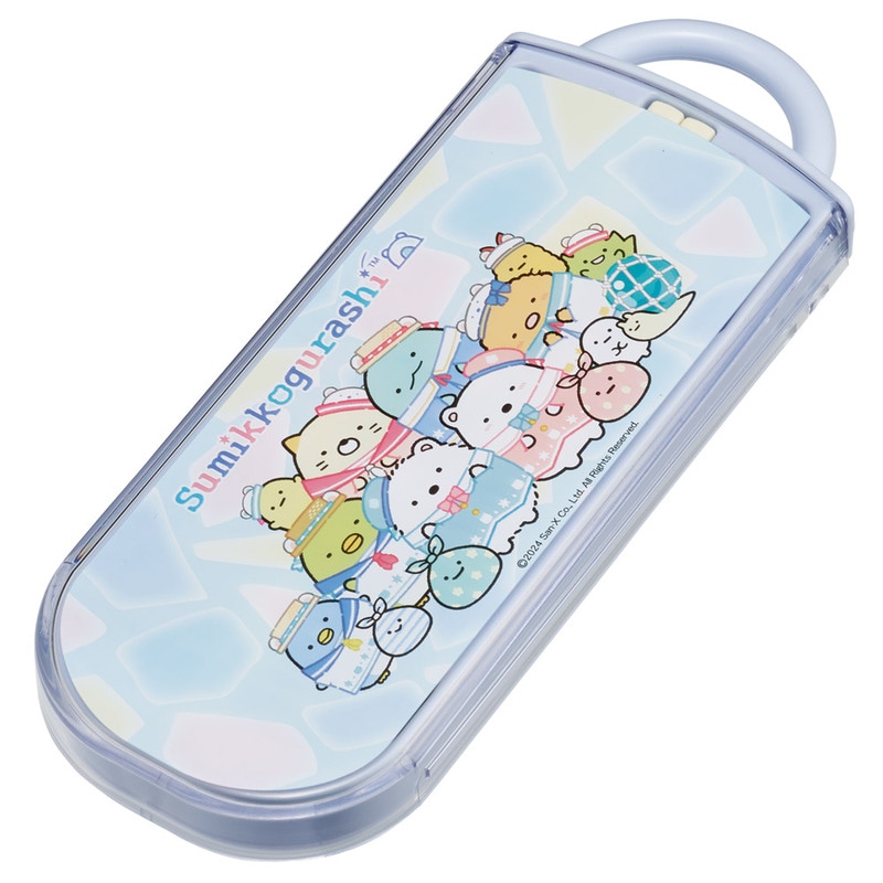 子供用 抗菌 お弁当 トリオセット 開けやすいスライド式（箸、スプーン