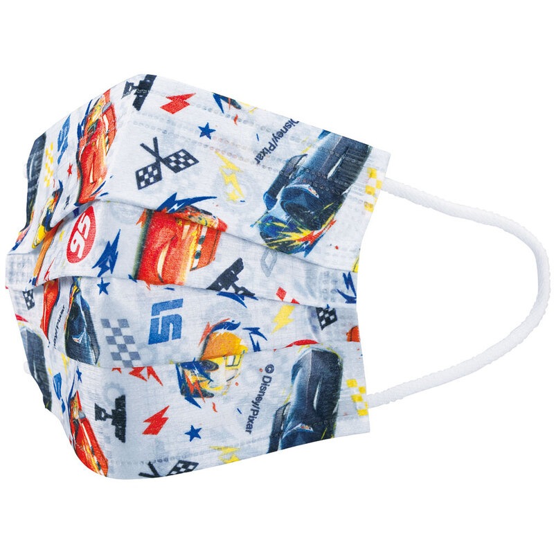 99% カット マスク 子供 用 不織布 キャラクター プリーツマスク