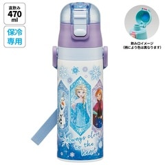 超軽量 直飲み ダイレクトステンレスボトル 470ml アナと雪の女王25